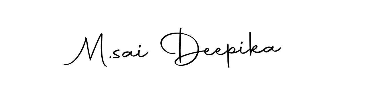 Make a beautiful signature design for name M.sai Deepika. Use this online signature maker to create a handwritten signature for free. M.sai Deepika signature style 10 images and pictures png