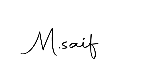 Make a beautiful signature design for name M.saif. Use this online signature maker to create a handwritten signature for free. M.saif signature style 10 images and pictures png