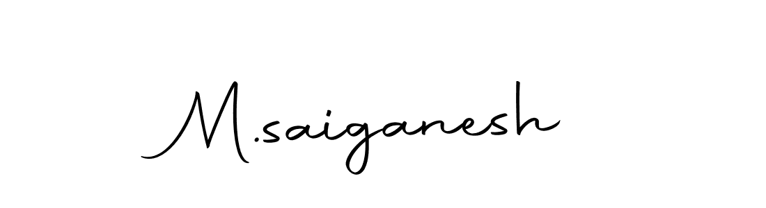 This is the best signature style for the M.saiganesh name. Also you like these signature font (Autography-DOLnW). Mix name signature. M.saiganesh signature style 10 images and pictures png