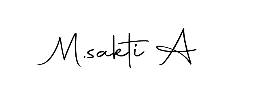 Also we have M.sakti A name is the best signature style. Create professional handwritten signature collection using Autography-DOLnW autograph style. M.sakti A signature style 10 images and pictures png