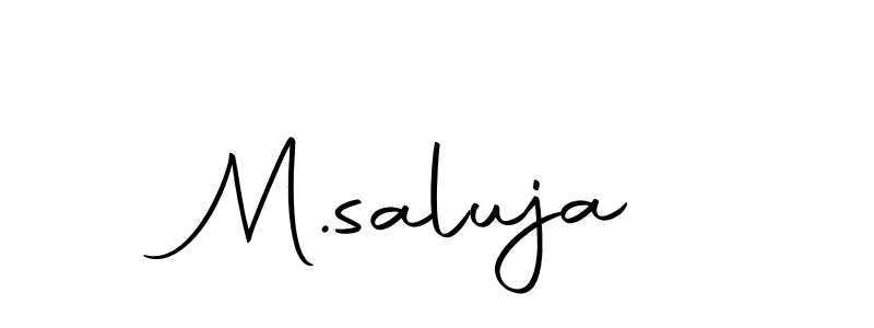 Similarly Autography-DOLnW is the best handwritten signature design. Signature creator online .You can use it as an online autograph creator for name M.saluja. M.saluja signature style 10 images and pictures png