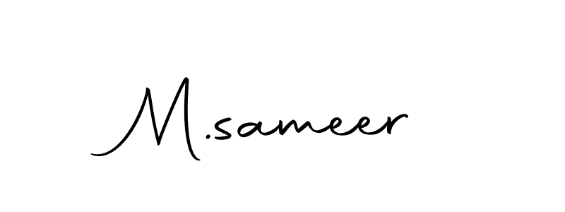 Similarly Autography-DOLnW is the best handwritten signature design. Signature creator online .You can use it as an online autograph creator for name M.sameer. M.sameer signature style 10 images and pictures png