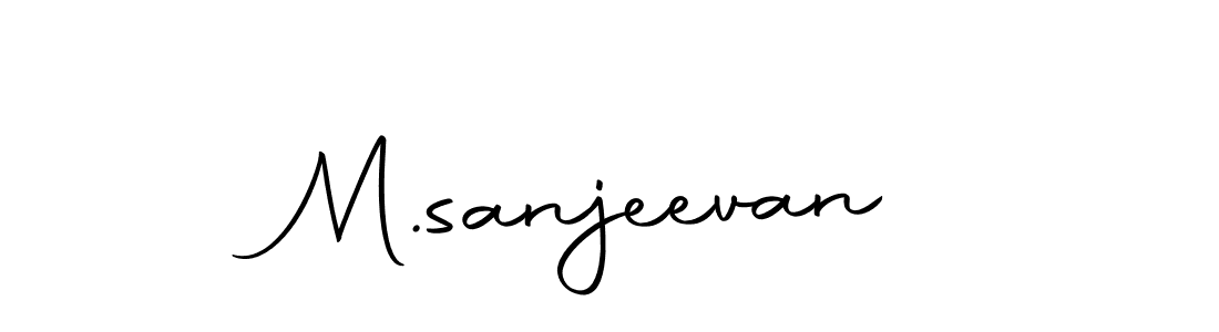 Best and Professional Signature Style for M.sanjeevan. Autography-DOLnW Best Signature Style Collection. M.sanjeevan signature style 10 images and pictures png