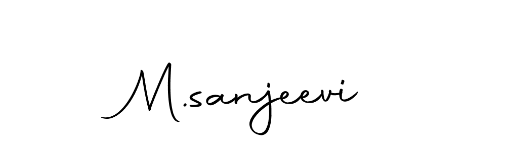 Once you've used our free online signature maker to create your best signature Autography-DOLnW style, it's time to enjoy all of the benefits that M.sanjeevi name signing documents. M.sanjeevi signature style 10 images and pictures png