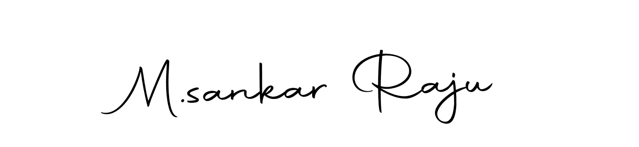 M.sankar Raju stylish signature style. Best Handwritten Sign (Autography-DOLnW) for my name. Handwritten Signature Collection Ideas for my name M.sankar Raju. M.sankar Raju signature style 10 images and pictures png