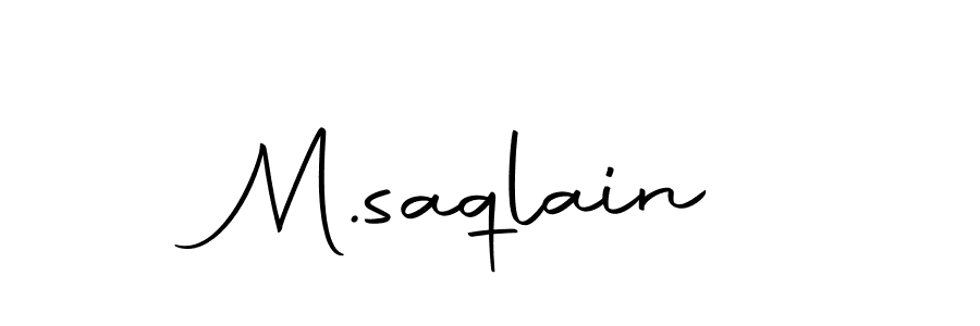 M.saqlain stylish signature style. Best Handwritten Sign (Autography-DOLnW) for my name. Handwritten Signature Collection Ideas for my name M.saqlain. M.saqlain signature style 10 images and pictures png