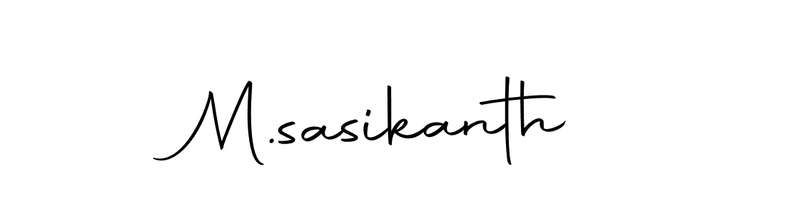 You should practise on your own different ways (Autography-DOLnW) to write your name (M.sasikanth) in signature. don't let someone else do it for you. M.sasikanth signature style 10 images and pictures png