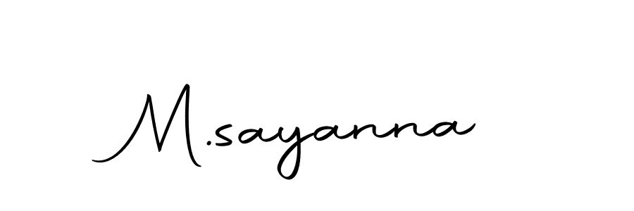 Make a short M.sayanna signature style. Manage your documents anywhere anytime using Autography-DOLnW. Create and add eSignatures, submit forms, share and send files easily. M.sayanna signature style 10 images and pictures png