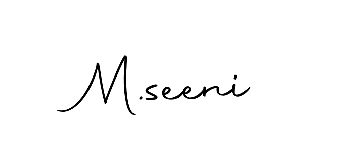 You can use this online signature creator to create a handwritten signature for the name M.seeni. This is the best online autograph maker. M.seeni signature style 10 images and pictures png