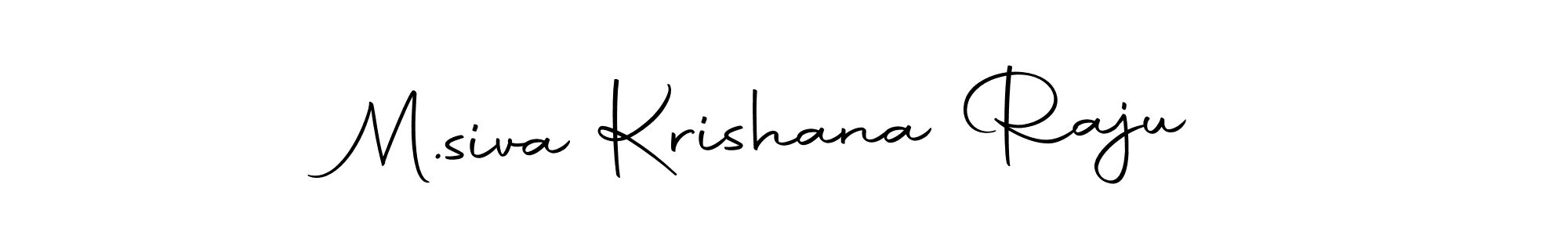 M.siva Krishana Raju stylish signature style. Best Handwritten Sign (Autography-DOLnW) for my name. Handwritten Signature Collection Ideas for my name M.siva Krishana Raju. M.siva Krishana Raju signature style 10 images and pictures png