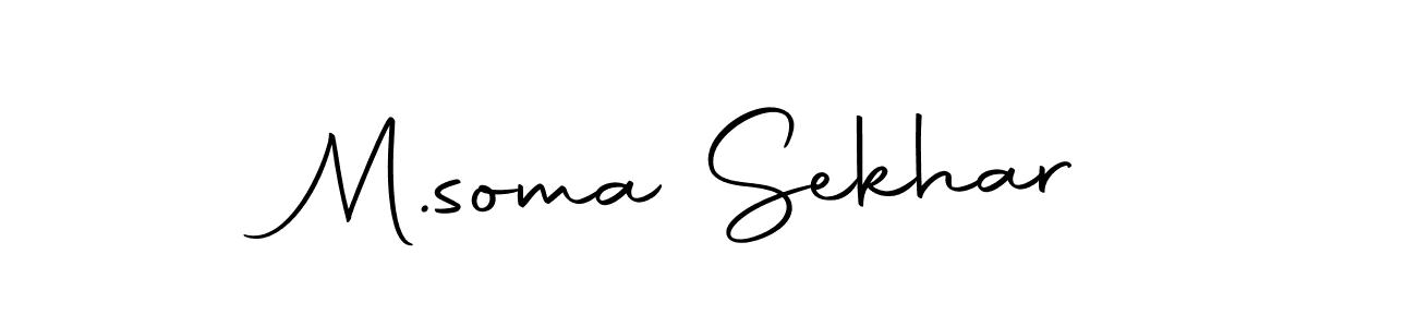 Similarly Autography-DOLnW is the best handwritten signature design. Signature creator online .You can use it as an online autograph creator for name M.soma Sekhar. M.soma Sekhar signature style 10 images and pictures png