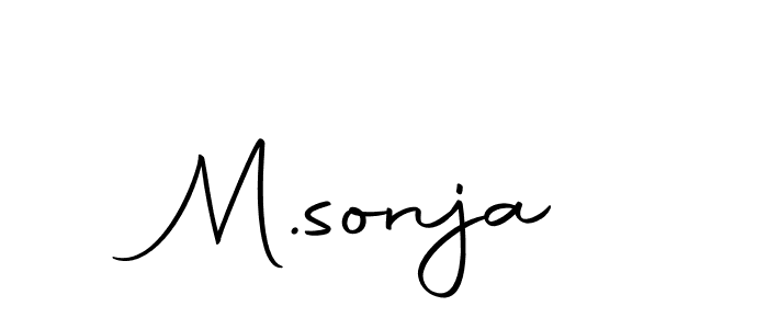 Here are the top 10 professional signature styles for the name M.sonja. These are the best autograph styles you can use for your name. M.sonja signature style 10 images and pictures png