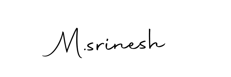 M.srinesh stylish signature style. Best Handwritten Sign (Autography-DOLnW) for my name. Handwritten Signature Collection Ideas for my name M.srinesh. M.srinesh signature style 10 images and pictures png