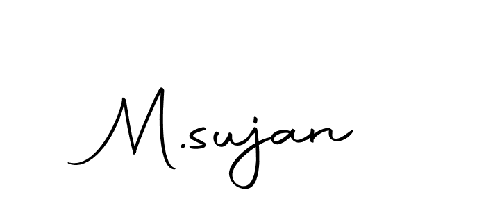 if you are searching for the best signature style for your name M.sujan. so please give up your signature search. here we have designed multiple signature styles  using Autography-DOLnW. M.sujan signature style 10 images and pictures png