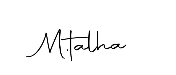 You can use this online signature creator to create a handwritten signature for the name M.talha. This is the best online autograph maker. M.talha signature style 10 images and pictures png