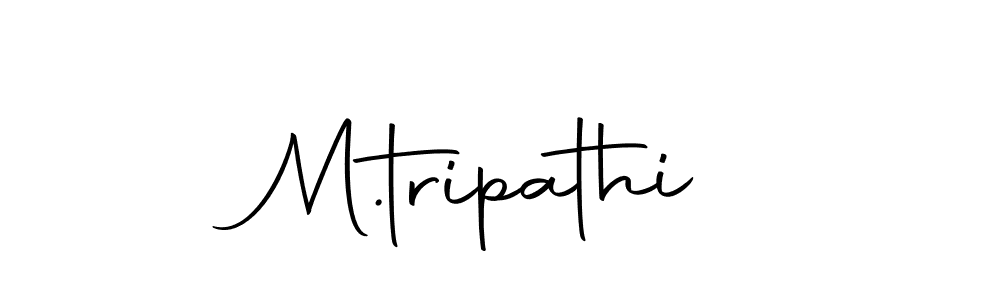 The best way (Autography-DOLnW) to make a short signature is to pick only two or three words in your name. The name M.tripathi include a total of six letters. For converting this name. M.tripathi signature style 10 images and pictures png