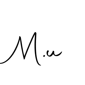 You can use this online signature creator to create a handwritten signature for the name M.u. This is the best online autograph maker. M.u signature style 10 images and pictures png