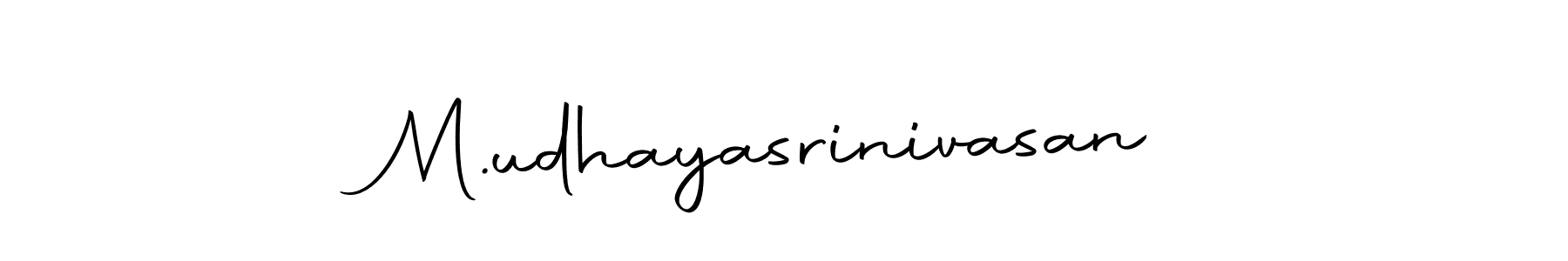 M.udhayasrinivasan stylish signature style. Best Handwritten Sign (Autography-DOLnW) for my name. Handwritten Signature Collection Ideas for my name M.udhayasrinivasan. M.udhayasrinivasan signature style 10 images and pictures png