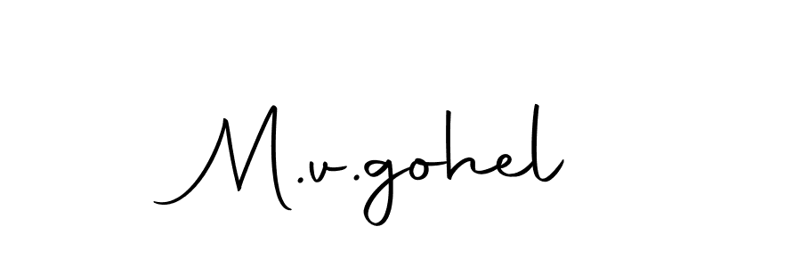 How to Draw M.v.gohel signature style? Autography-DOLnW is a latest design signature styles for name M.v.gohel. M.v.gohel signature style 10 images and pictures png