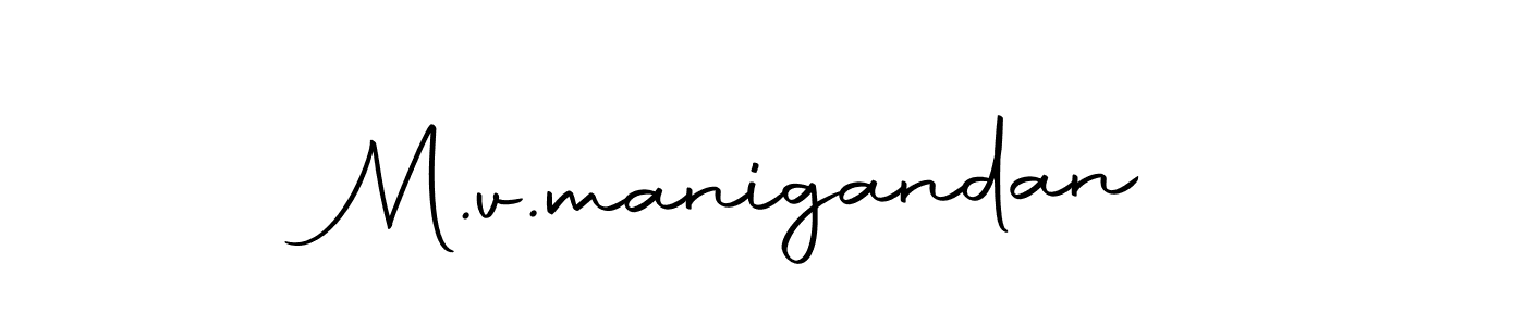 You should practise on your own different ways (Autography-DOLnW) to write your name (M.v.manigandan) in signature. don't let someone else do it for you. M.v.manigandan signature style 10 images and pictures png