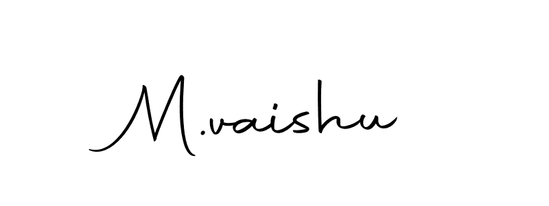 The best way (Autography-DOLnW) to make a short signature is to pick only two or three words in your name. The name M.vaishu include a total of six letters. For converting this name. M.vaishu signature style 10 images and pictures png