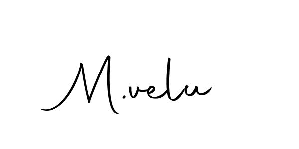 Make a beautiful signature design for name M.velu. Use this online signature maker to create a handwritten signature for free. M.velu signature style 10 images and pictures png