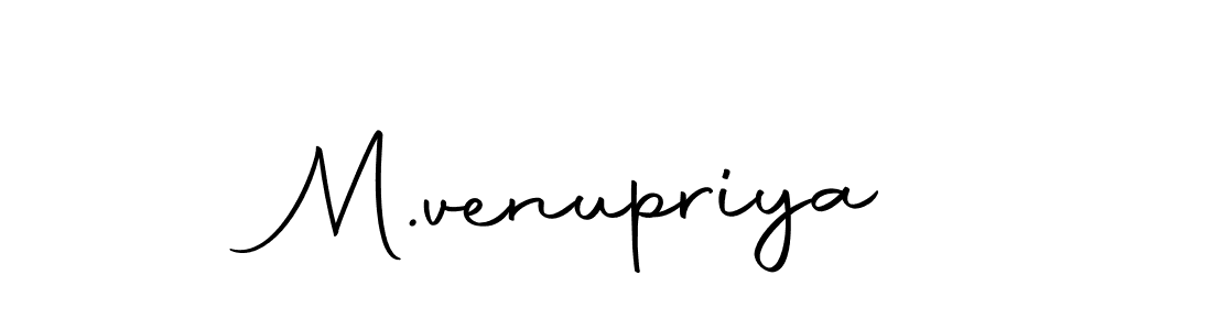 The best way (Autography-DOLnW) to make a short signature is to pick only two or three words in your name. The name M.venupriya include a total of six letters. For converting this name. M.venupriya signature style 10 images and pictures png