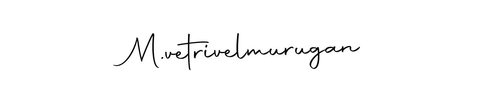 Also we have M.vetrivelmurugan name is the best signature style. Create professional handwritten signature collection using Autography-DOLnW autograph style. M.vetrivelmurugan signature style 10 images and pictures png