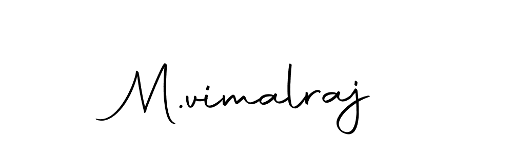 M.vimalraj stylish signature style. Best Handwritten Sign (Autography-DOLnW) for my name. Handwritten Signature Collection Ideas for my name M.vimalraj. M.vimalraj signature style 10 images and pictures png