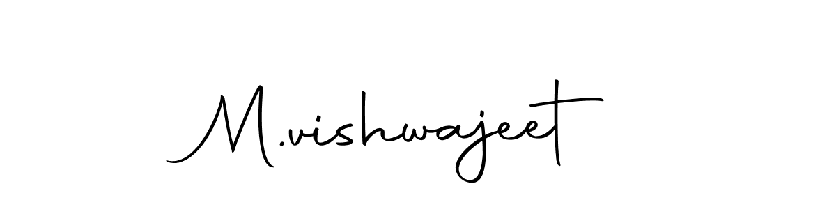 This is the best signature style for the M.vishwajeet name. Also you like these signature font (Autography-DOLnW). Mix name signature. M.vishwajeet signature style 10 images and pictures png