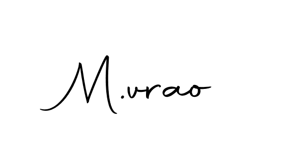 How to make M.vrao name signature. Use Autography-DOLnW style for creating short signs online. This is the latest handwritten sign. M.vrao signature style 10 images and pictures png