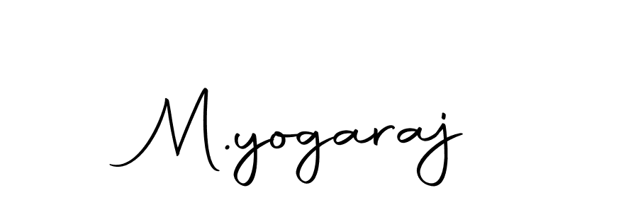 M.yogaraj stylish signature style. Best Handwritten Sign (Autography-DOLnW) for my name. Handwritten Signature Collection Ideas for my name M.yogaraj. M.yogaraj signature style 10 images and pictures png