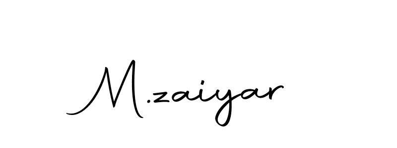 Also we have M.zaiyar name is the best signature style. Create professional handwritten signature collection using Autography-DOLnW autograph style. M.zaiyar signature style 10 images and pictures png
