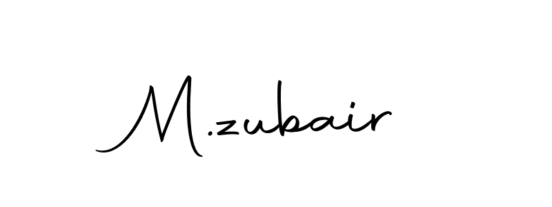 How to make M.zubair name signature. Use Autography-DOLnW style for creating short signs online. This is the latest handwritten sign. M.zubair signature style 10 images and pictures png