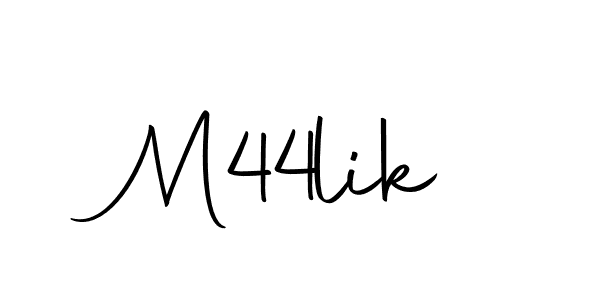 Here are the top 10 professional signature styles for the name M44lik. These are the best autograph styles you can use for your name. M44lik signature style 10 images and pictures png