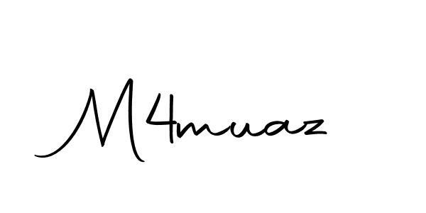 Also we have M4muaz name is the best signature style. Create professional handwritten signature collection using Autography-DOLnW autograph style. M4muaz signature style 10 images and pictures png