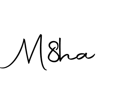 Similarly Autography-DOLnW is the best handwritten signature design. Signature creator online .You can use it as an online autograph creator for name M8ha. M8ha signature style 10 images and pictures png