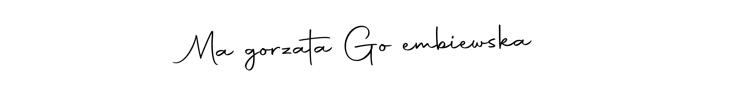 Design your own signature with our free online signature maker. With this signature software, you can create a handwritten (Autography-DOLnW) signature for name Małgorzata Gołembiewska. Małgorzata Gołembiewska signature style 10 images and pictures png