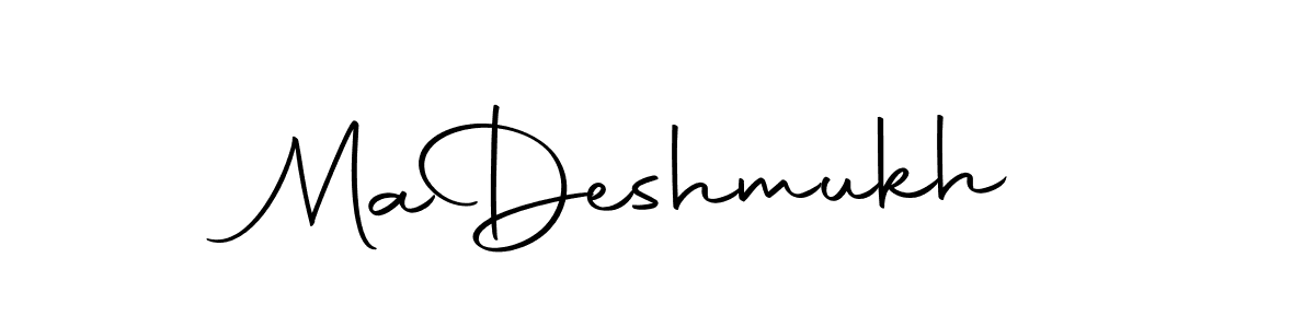 How to make Ma  Deshmukh signature? Autography-DOLnW is a professional autograph style. Create handwritten signature for Ma  Deshmukh name. Ma  Deshmukh signature style 10 images and pictures png
