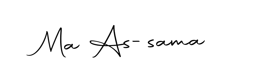 The best way (Autography-DOLnW) to make a short signature is to pick only two or three words in your name. The name Ma As-sama include a total of six letters. For converting this name. Ma As-sama signature style 10 images and pictures png