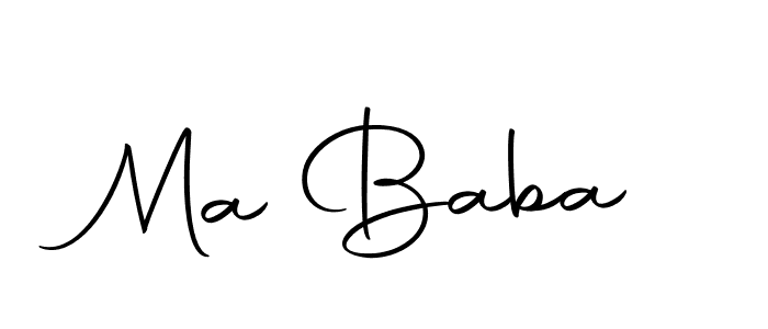 Ma Baba stylish signature style. Best Handwritten Sign (Autography-DOLnW) for my name. Handwritten Signature Collection Ideas for my name Ma Baba. Ma Baba signature style 10 images and pictures png