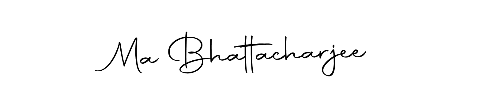 Ma Bhattacharjee stylish signature style. Best Handwritten Sign (Autography-DOLnW) for my name. Handwritten Signature Collection Ideas for my name Ma Bhattacharjee. Ma Bhattacharjee signature style 10 images and pictures png