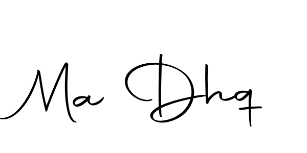 Make a beautiful signature design for name Ma Dhq. Use this online signature maker to create a handwritten signature for free. Ma Dhq signature style 10 images and pictures png