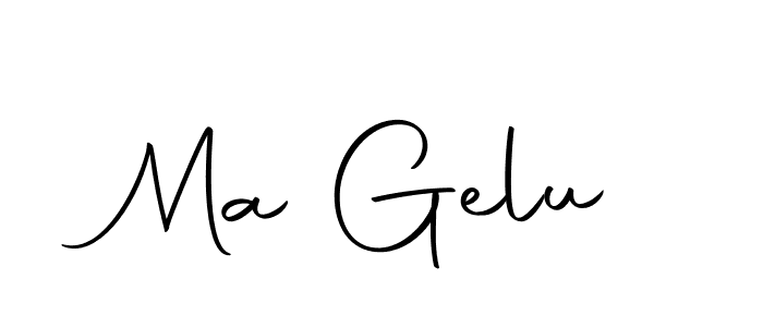 The best way (Autography-DOLnW) to make a short signature is to pick only two or three words in your name. The name Ma Gelu include a total of six letters. For converting this name. Ma Gelu signature style 10 images and pictures png