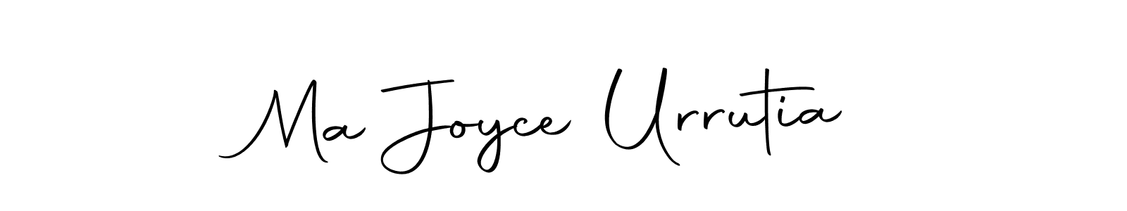 Ma Joyce Urrutia stylish signature style. Best Handwritten Sign (Autography-DOLnW) for my name. Handwritten Signature Collection Ideas for my name Ma Joyce Urrutia. Ma Joyce Urrutia signature style 10 images and pictures png