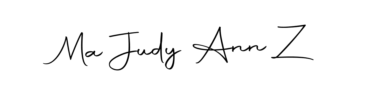 Make a short Ma Judy Ann Z signature style. Manage your documents anywhere anytime using Autography-DOLnW. Create and add eSignatures, submit forms, share and send files easily. Ma Judy Ann Z signature style 10 images and pictures png