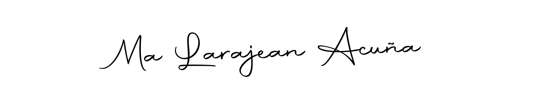 How to make Ma Larajean Acuña signature? Autography-DOLnW is a professional autograph style. Create handwritten signature for Ma Larajean Acuña name. Ma Larajean Acuña signature style 10 images and pictures png