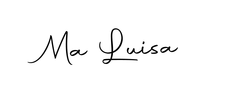 It looks lik you need a new signature style for name Ma Luisa. Design unique handwritten (Autography-DOLnW) signature with our free signature maker in just a few clicks. Ma Luisa signature style 10 images and pictures png