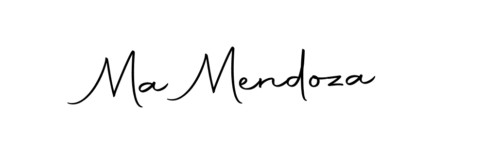 Create a beautiful signature design for name Ma Mendoza. With this signature (Autography-DOLnW) fonts, you can make a handwritten signature for free. Ma Mendoza signature style 10 images and pictures png