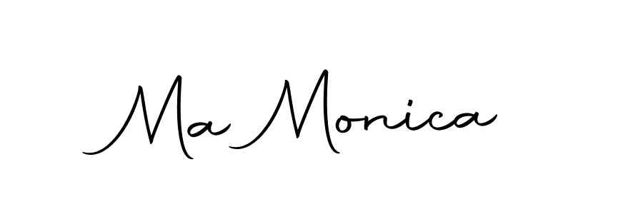 Ma Monica stylish signature style. Best Handwritten Sign (Autography-DOLnW) for my name. Handwritten Signature Collection Ideas for my name Ma Monica. Ma Monica signature style 10 images and pictures png